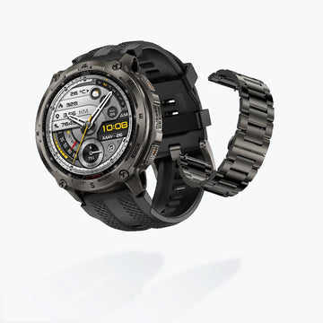 KOSPET TANK T4 Special Edition Smartwatch
#color_black^package_Special Edition: Silicone+Steel Straps