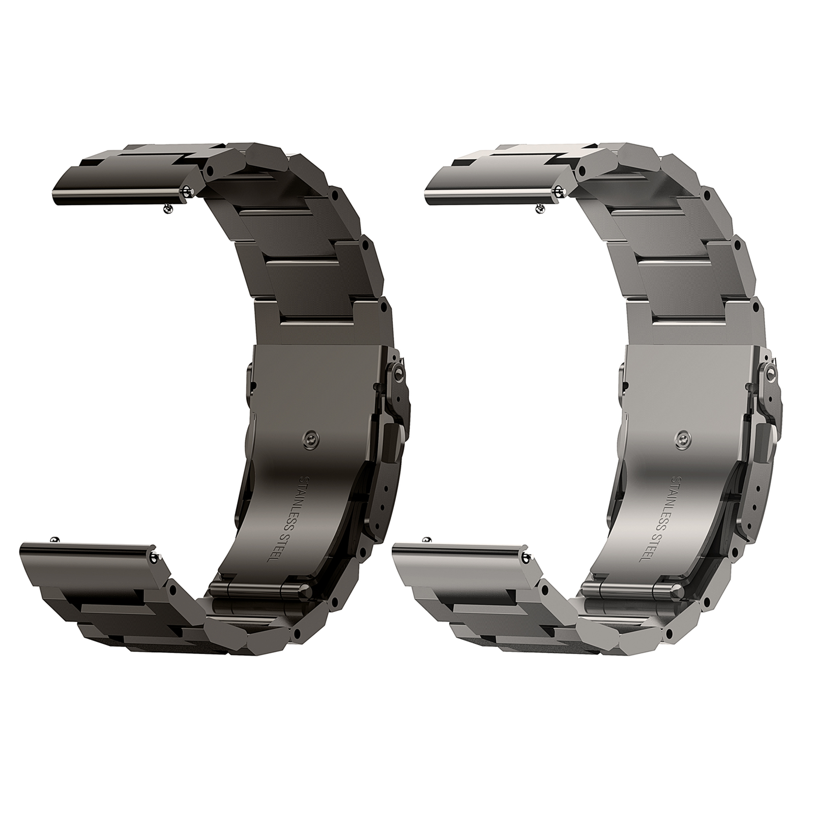 KOSPET 22mm Stainless Steel Folding Clasp Strap