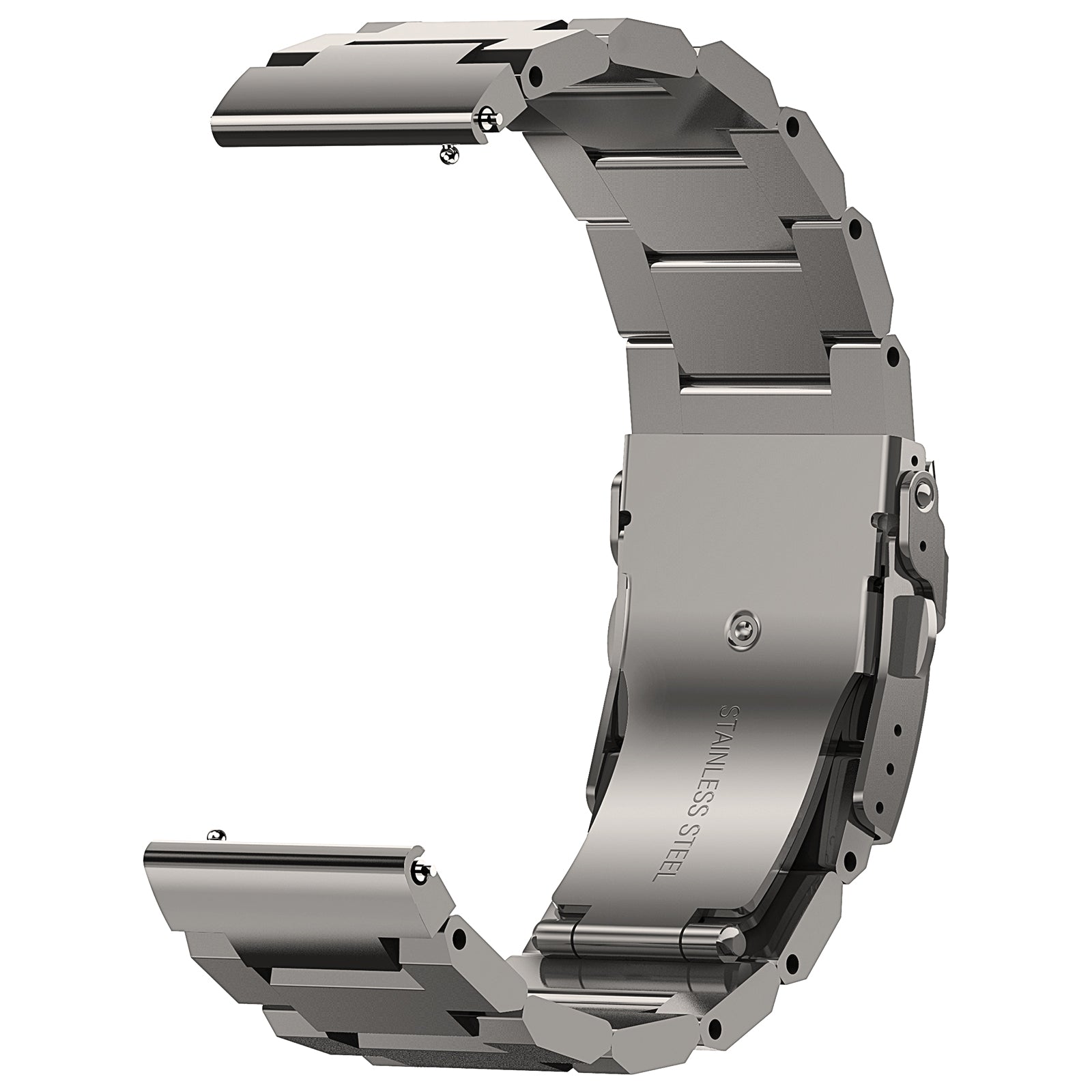 KOSPET 22mm Stainless Steel Folding Clasp Strap